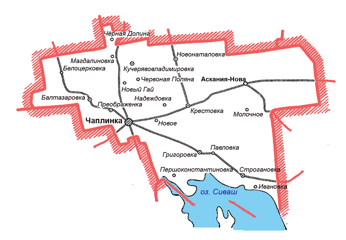 Карта Чаплынского МО