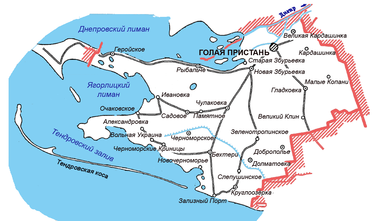 Карта Голопристанского МО