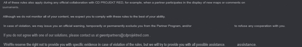 Screenshot from the Gwent partner Discord server, translated from Russian by an automatic translator