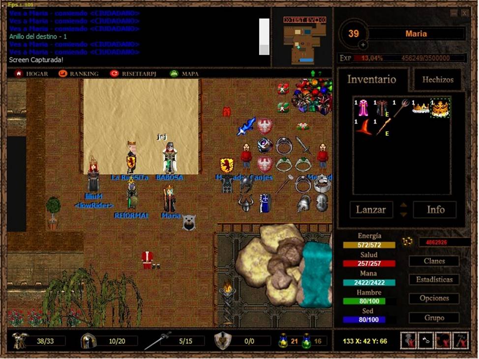 Argentum Online (Аргентина). Ultima курильщика
